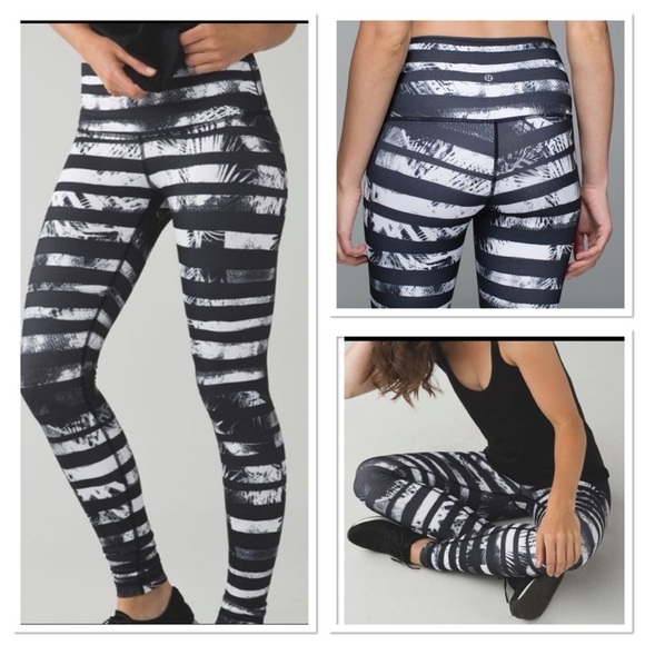 Lululemon High Times 7/8 Pant Shady Palms - Picture 1 of 4